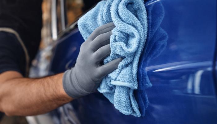 Microfiber cloth for cleaning the car surface and absorbing water