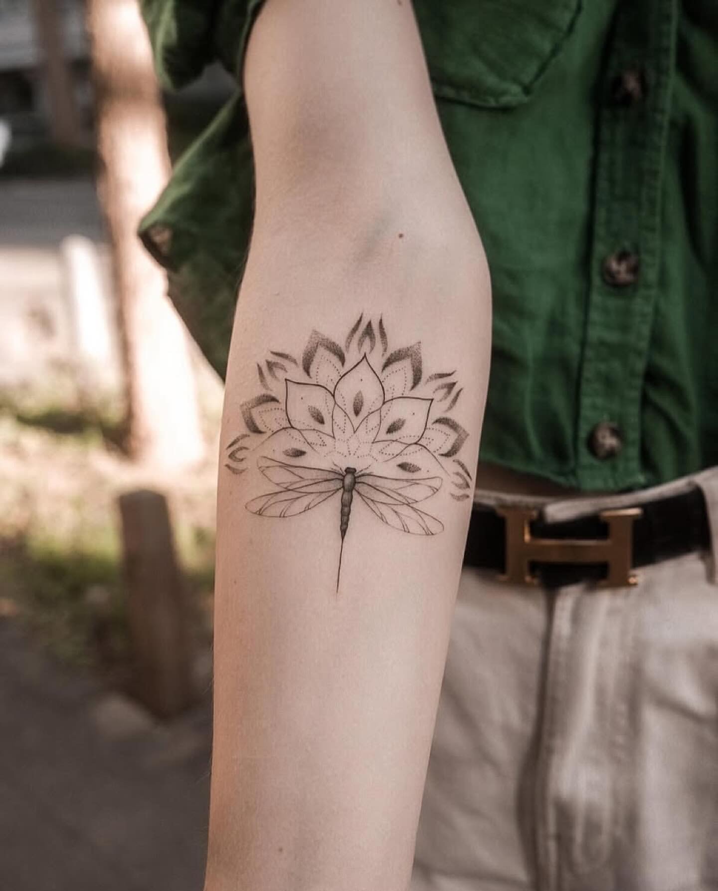 Mandalatattoo auf dem Arm