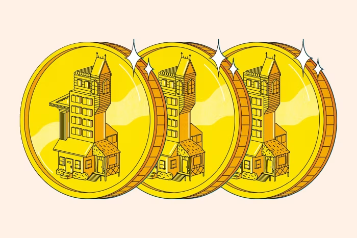 An image depicting the tokenization of property.