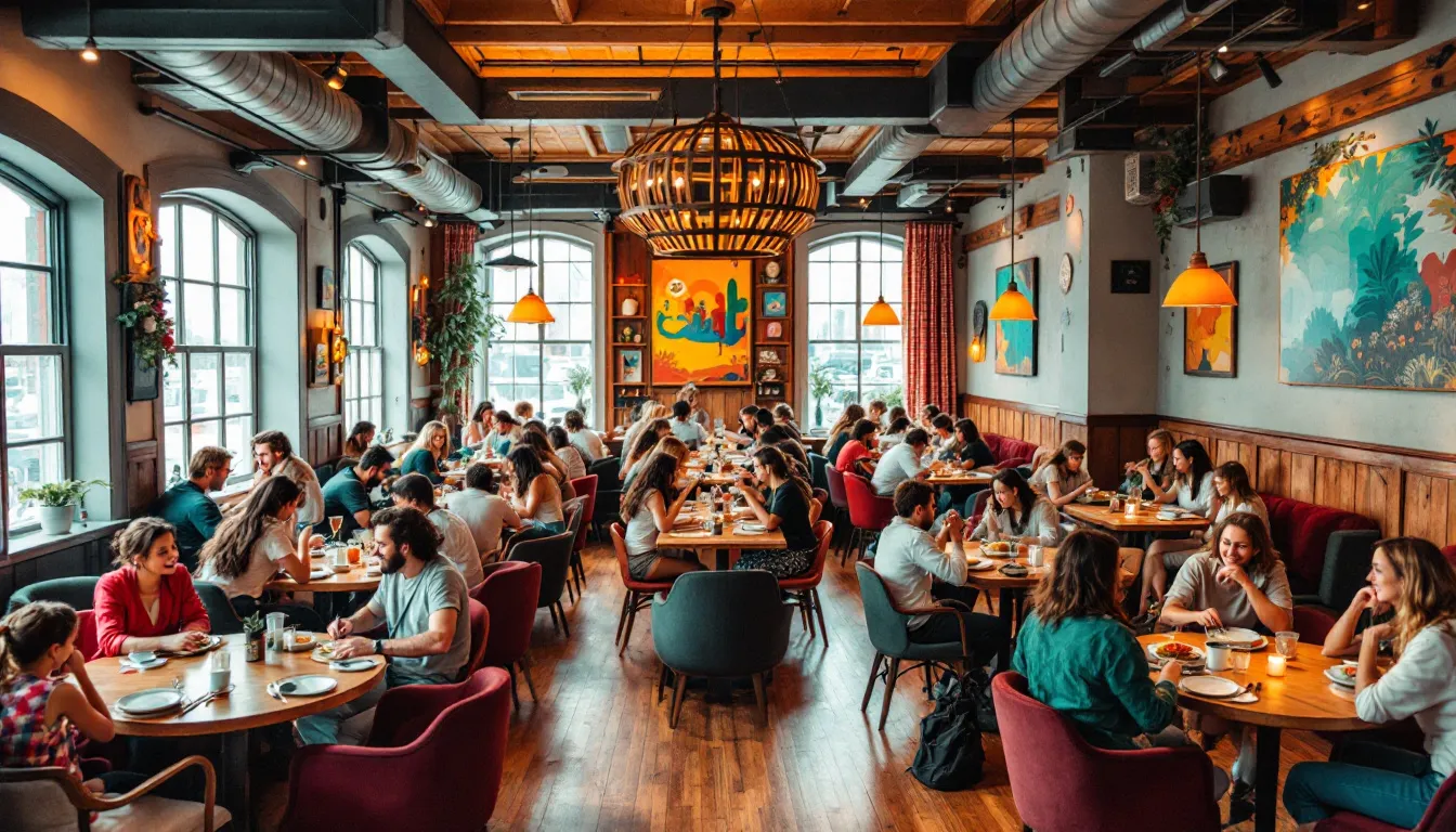 Busy restaurant
