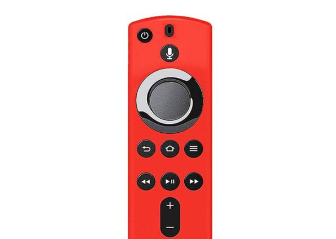 silicone remote covering red