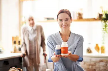 Nurse with Medication