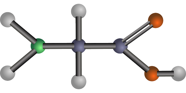 Molecular structure of acid.