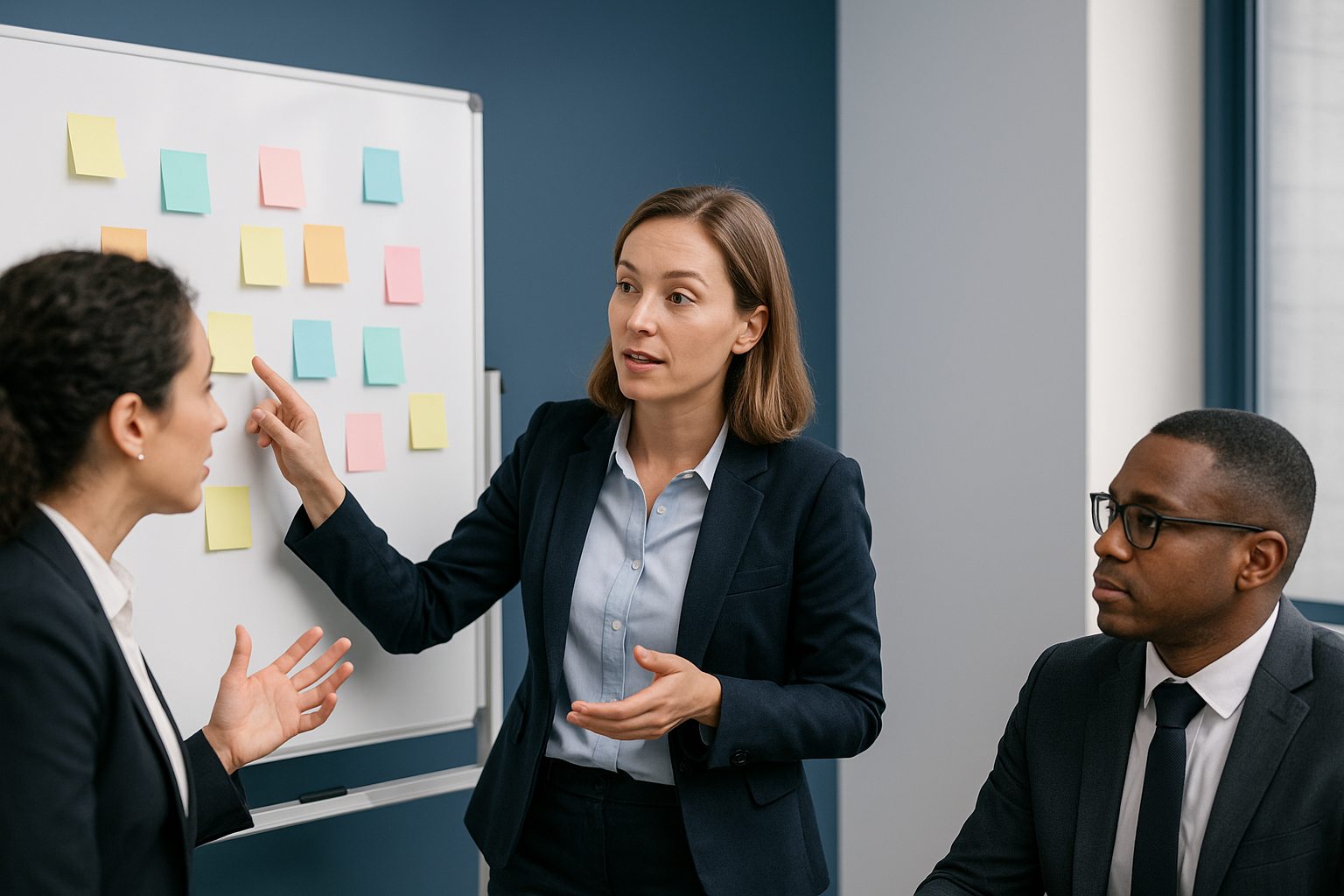 Lider prowadzący zespół podczas zmiany organizacyjnej – zarządzanie zmianą i motywowanie pracowników. Szkolenie zarządzanie zmianą dla kadry menedżerskiej – skuteczne zarządzanie zespołem w nowych realiach. Menedżer wspierający pracowników w procesie transformacji – budowanie zaangażowania i rola lidera. Zespół pracowników współpracujący podczas wdrażania zmiany – komunikacja i unikanie nieporozumień. Szkolenia menedżerskie rozwijające kompetencje liderów – delegowanie zadań i zarządzanie pracownikami.