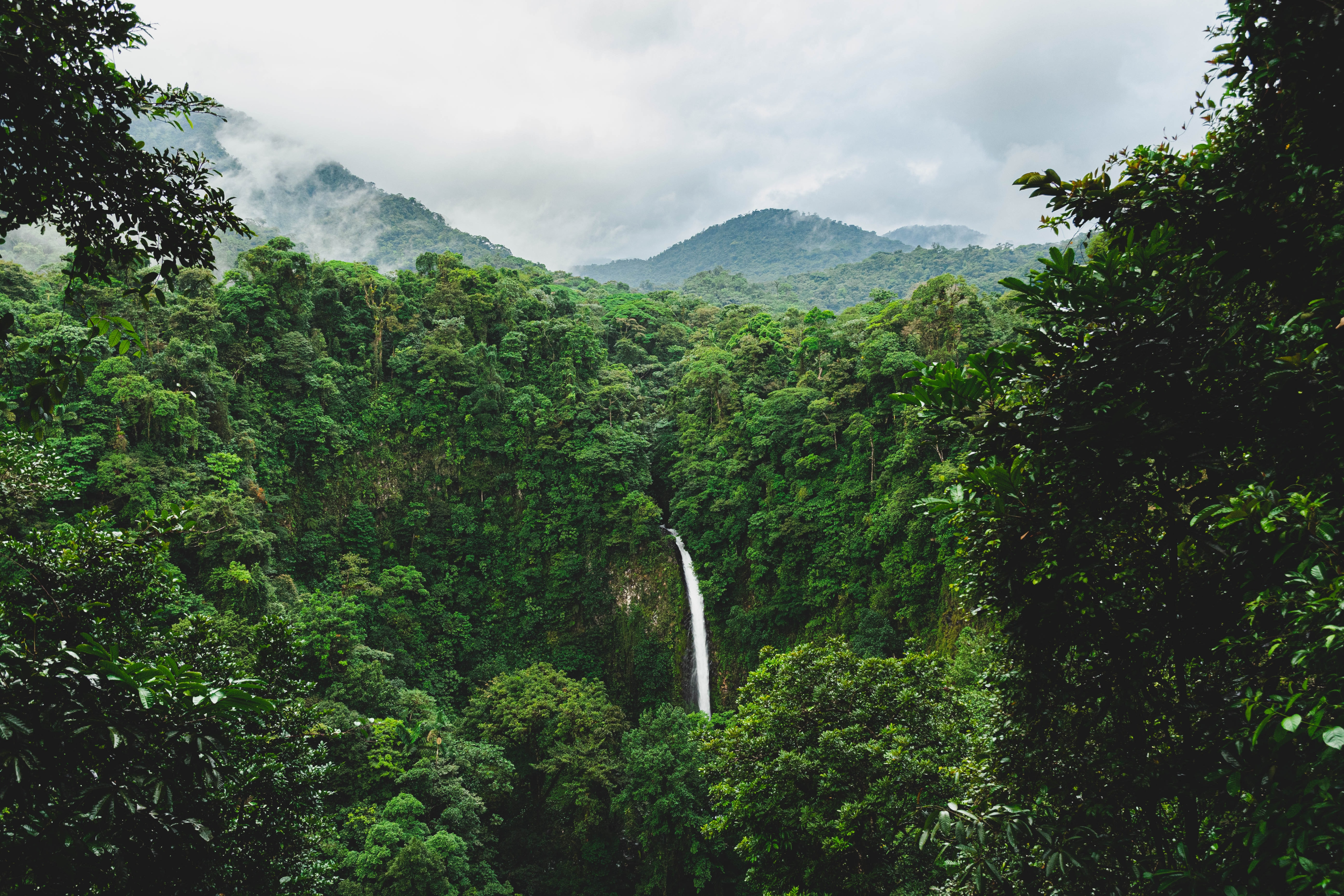 La Fortuna Waterfall in Costa Rica.