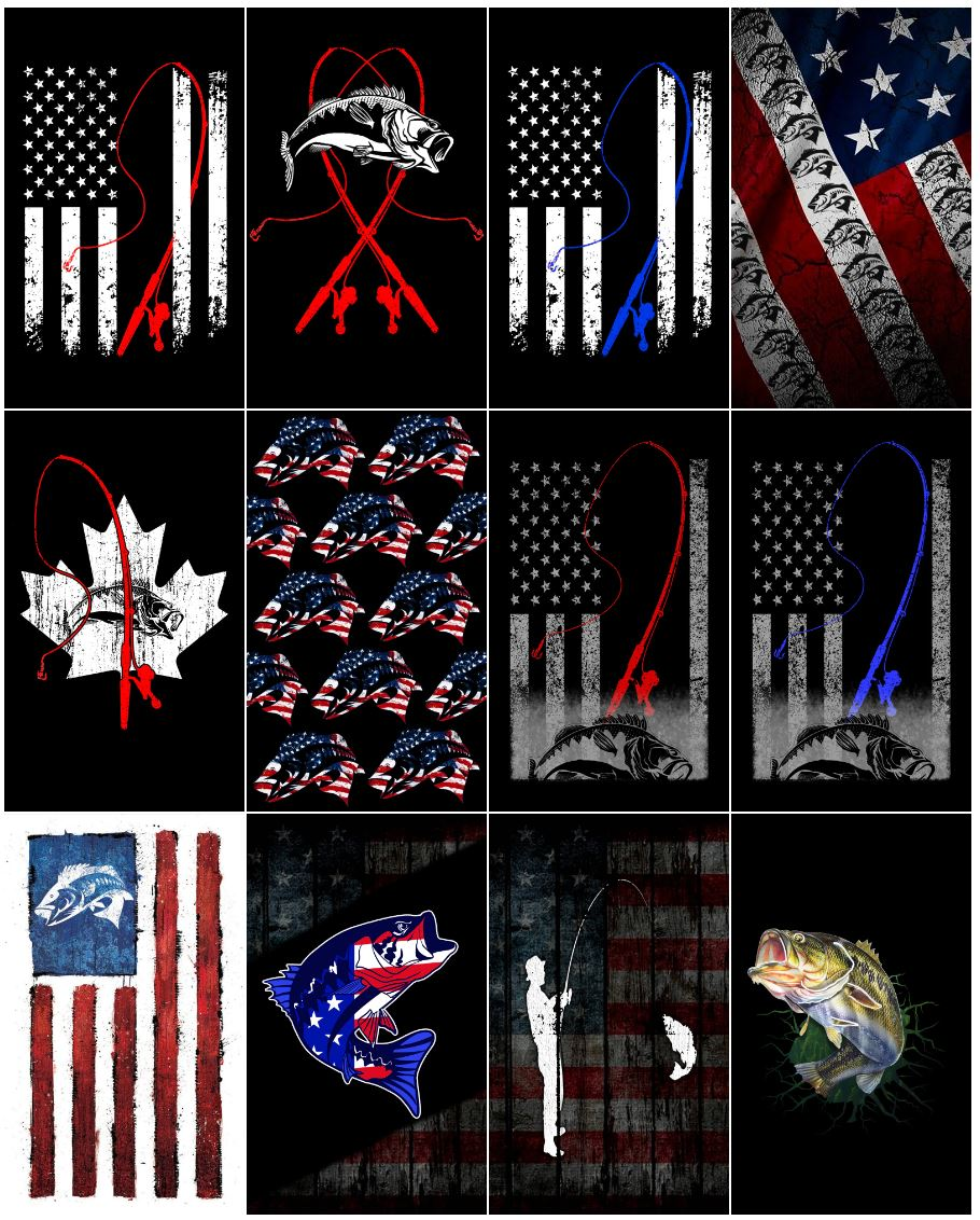 Page 4  Fishing Tshirt With American Flag Images  Free Download on Freepik