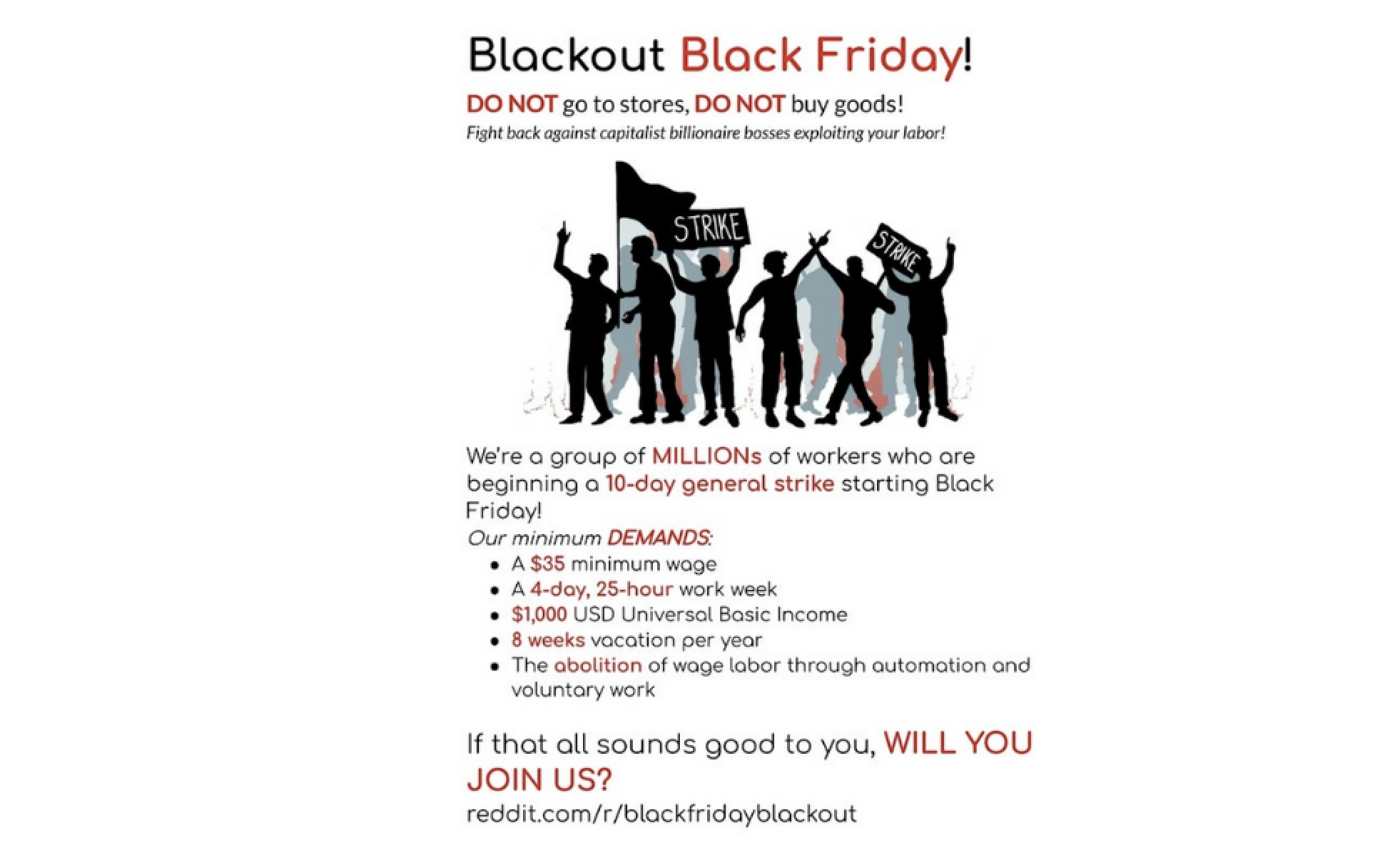 Boycott Black Friday