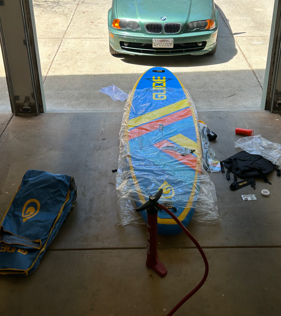 new inflatable paddle board