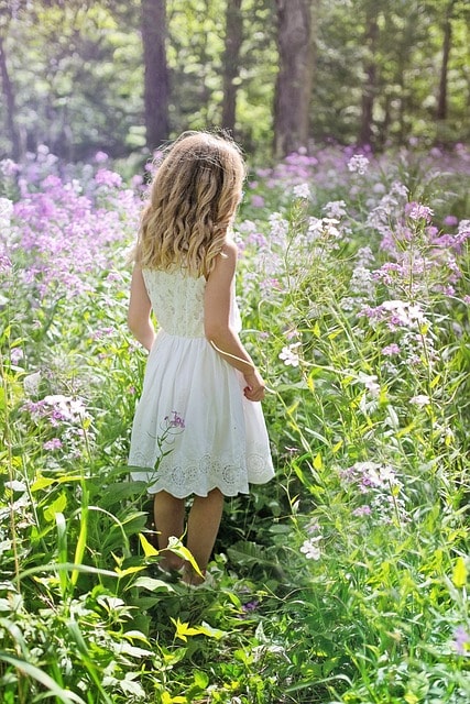 Kick off your shoes an walk barefoot in the grass