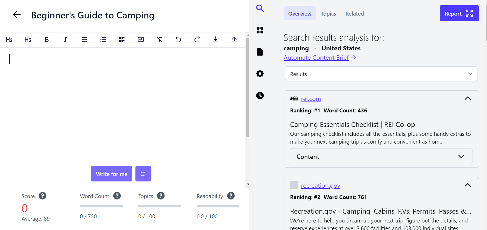 NeuralText's Long-Form Document Editor