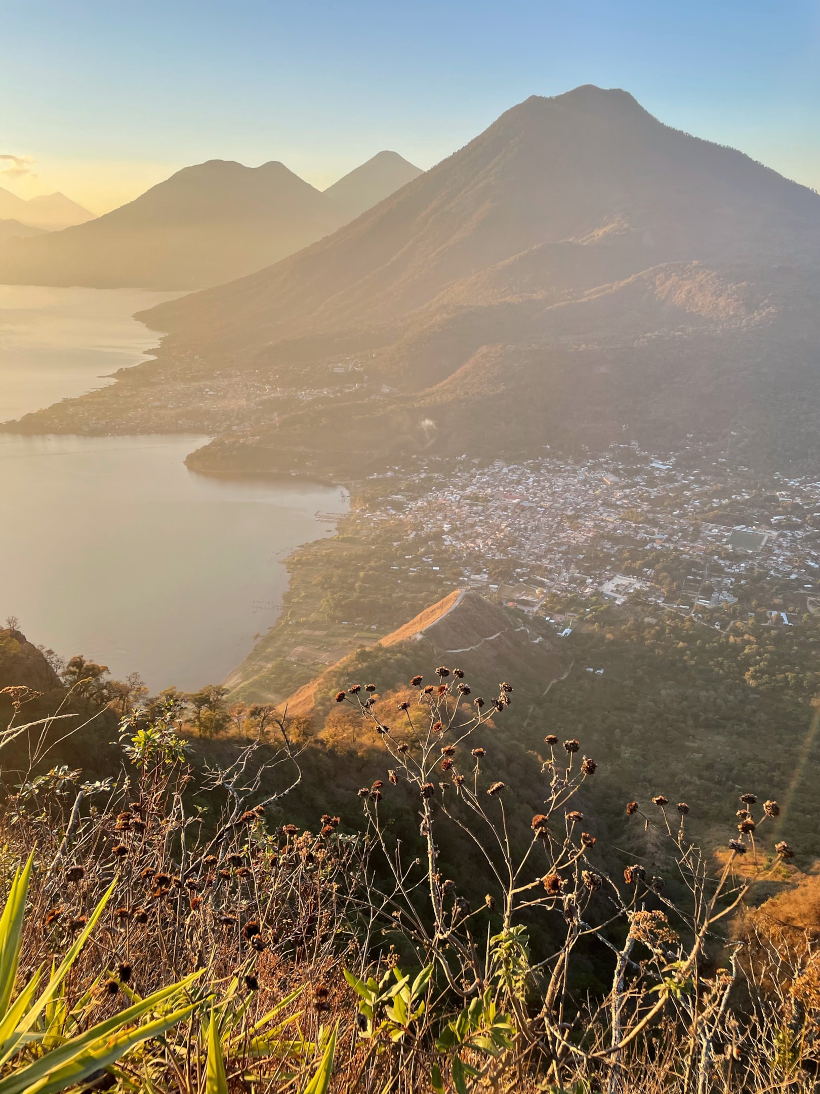 Sunrise at Lake Atitlan