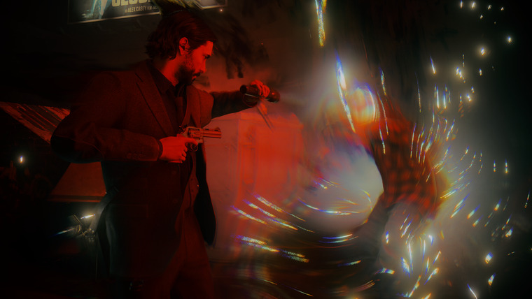 Don't mind Alan, he's just blasting away the competition. (Image Source: AlanWake.com)