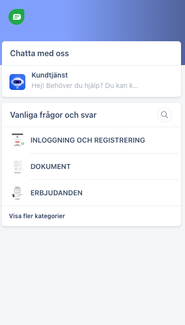 Simba Games Casino kundsupport med livechatt och vanliga frågor