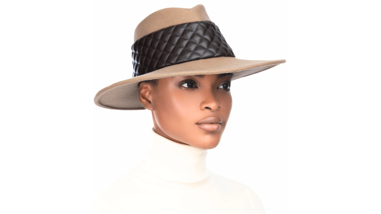 Quilty fedora hat