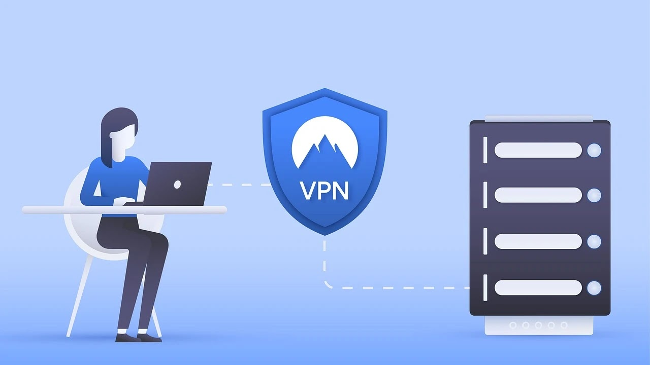 A VPN with no mailing address from a user's computer with internet browser and no third party websites