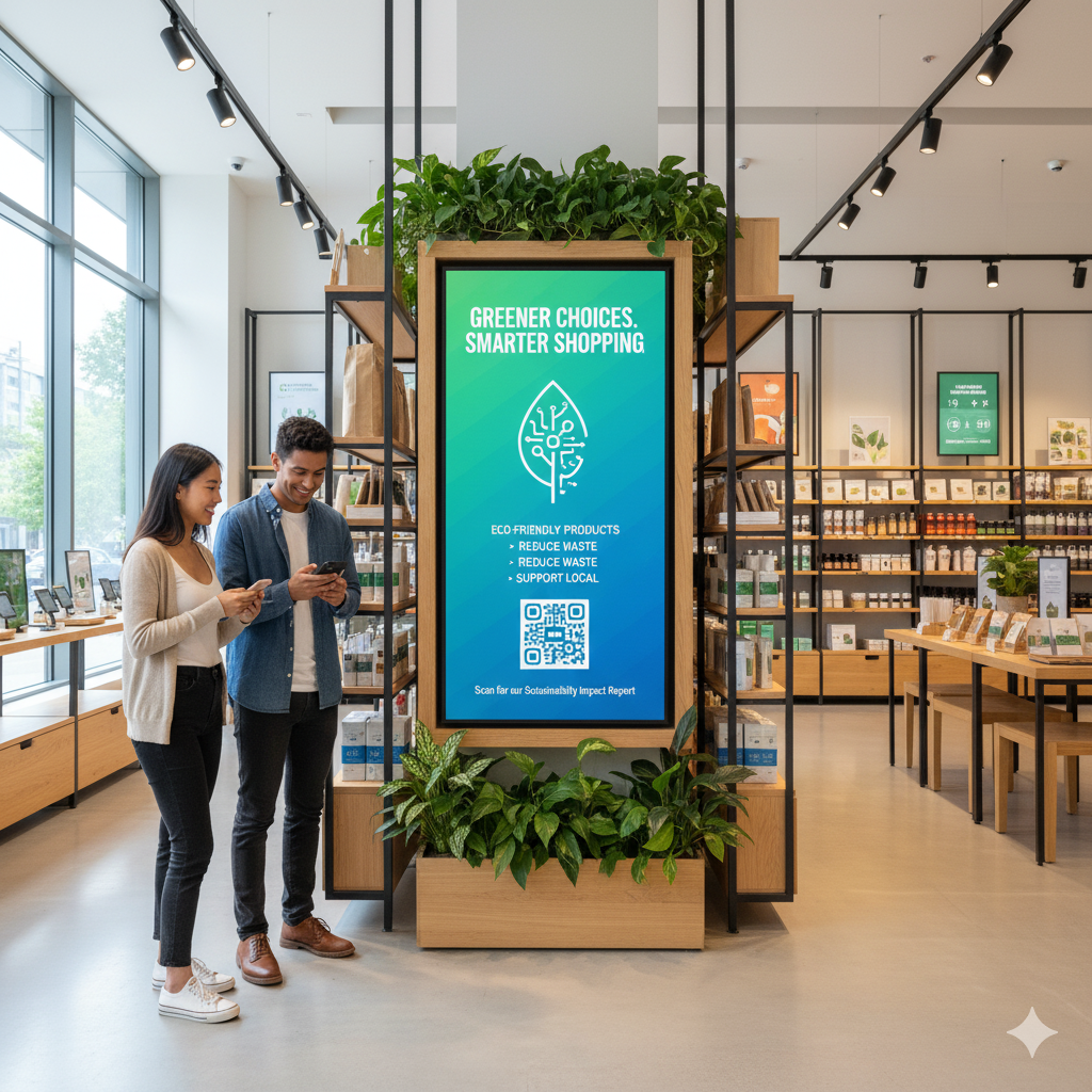 How Can Digital Signage Helps Reduce Waste and Support Green Practices in Retail? 3 growing demand for eco-friendly digital signage