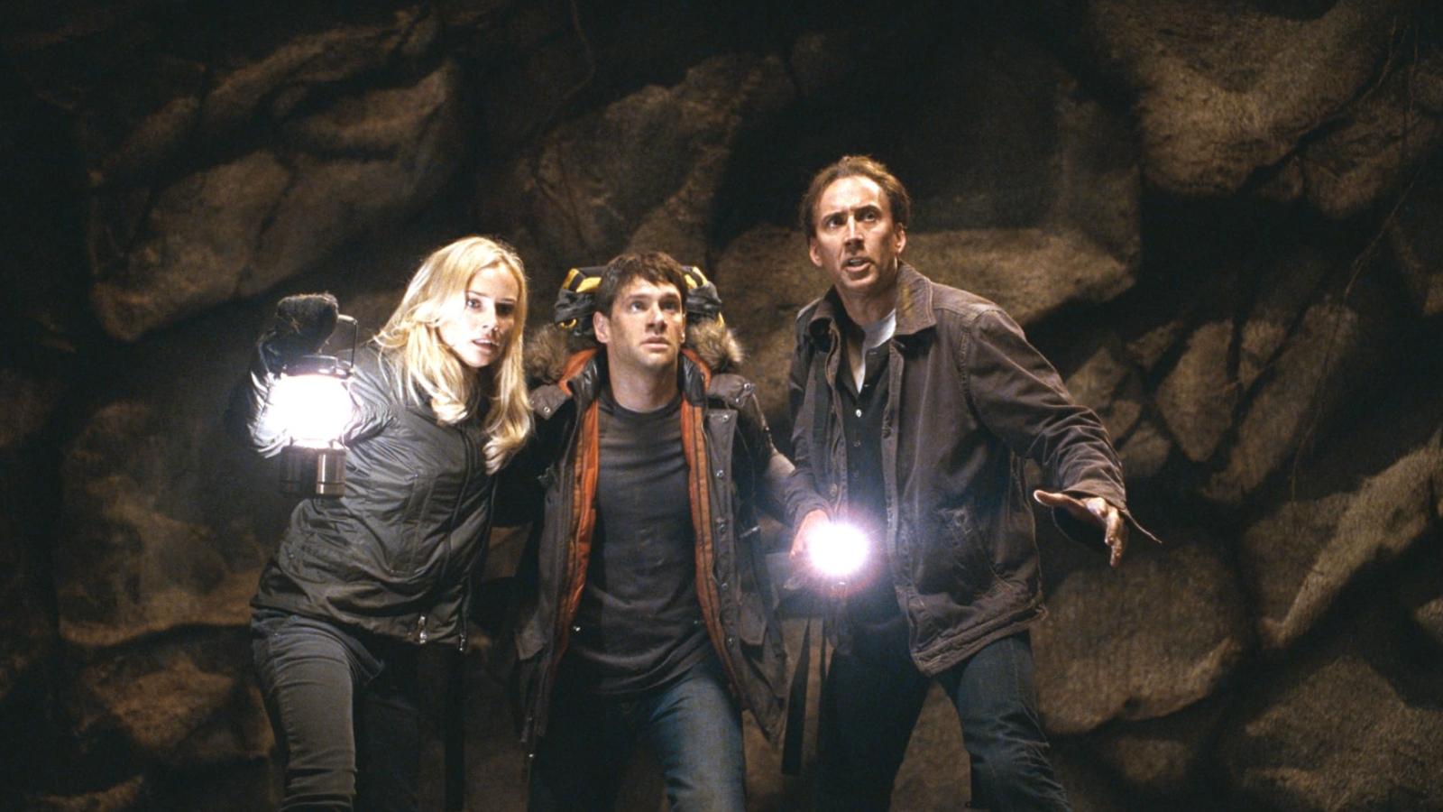 Nicolas Cage, Justin Bartha, and Diane Kruger in National Treasure 2