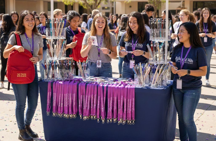 Schoolwide Events Using Customized Giveaways