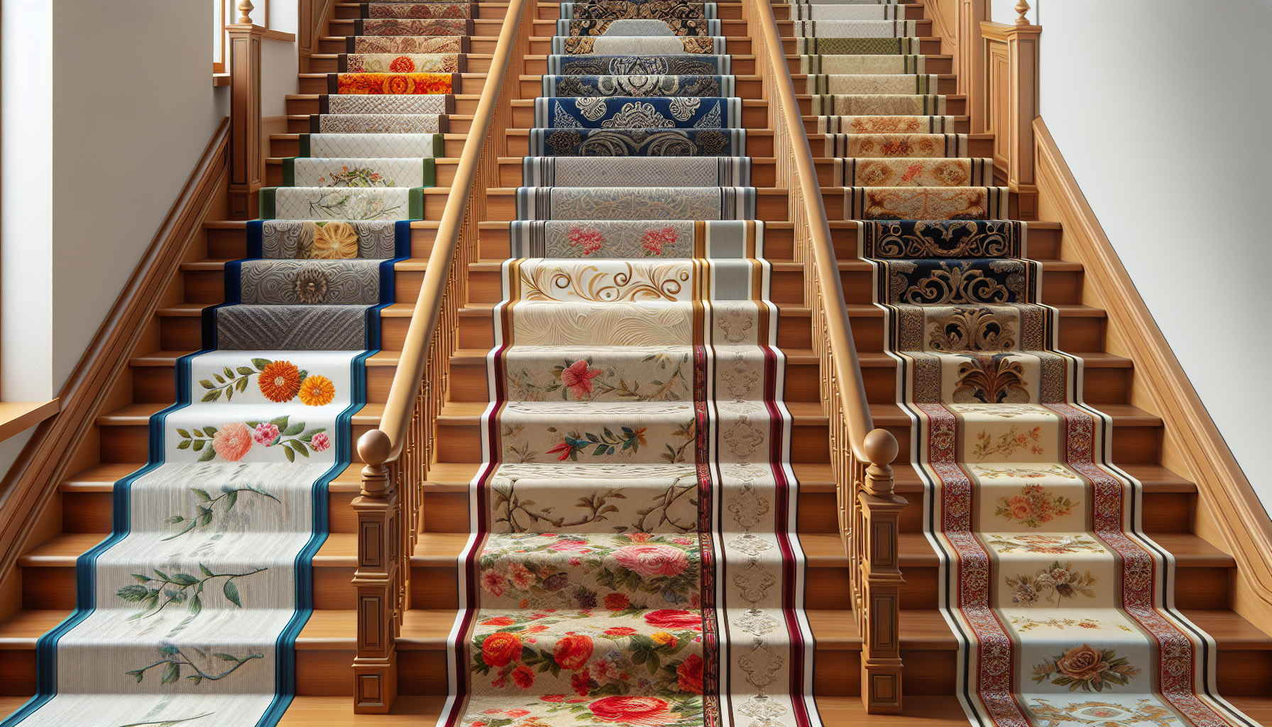 Customizing stair runners for safety