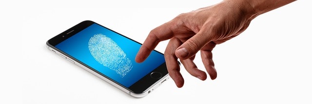 smartphone, multi factor authentication, fingerprint