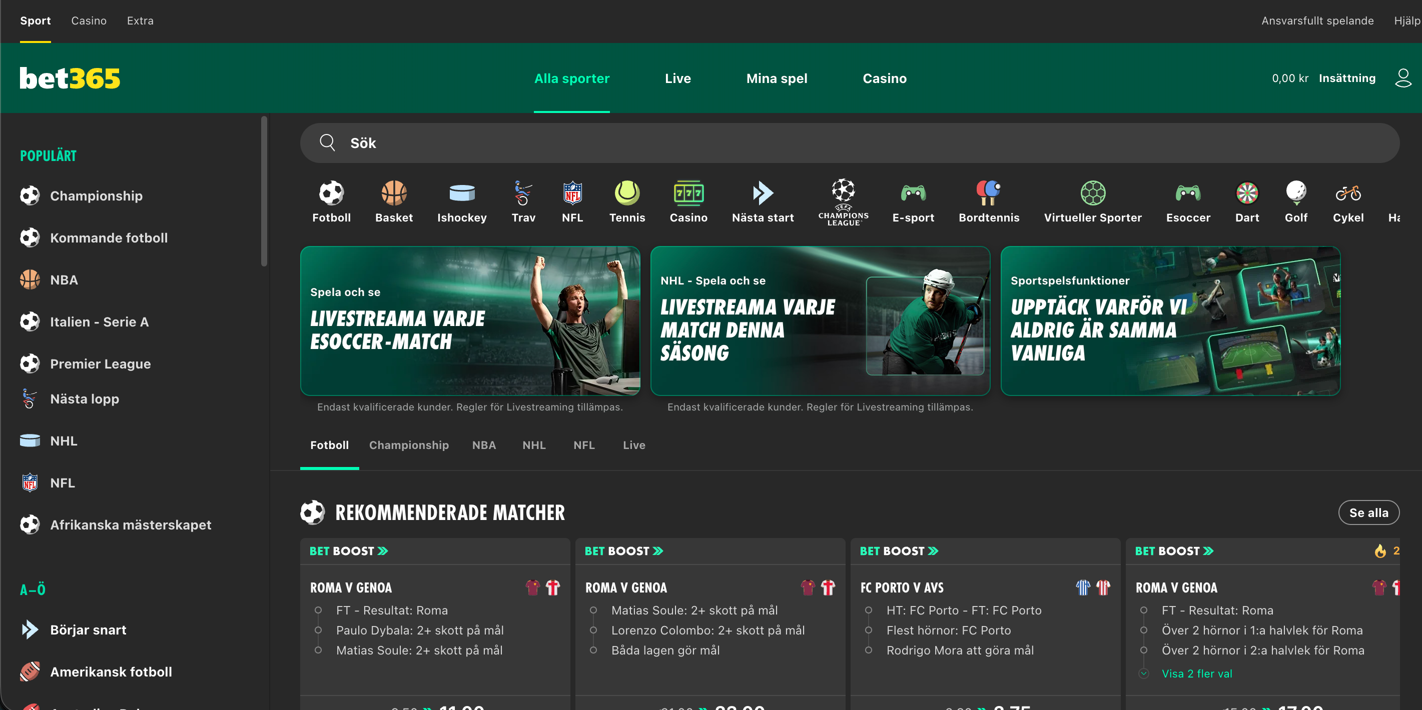 bet365 sport