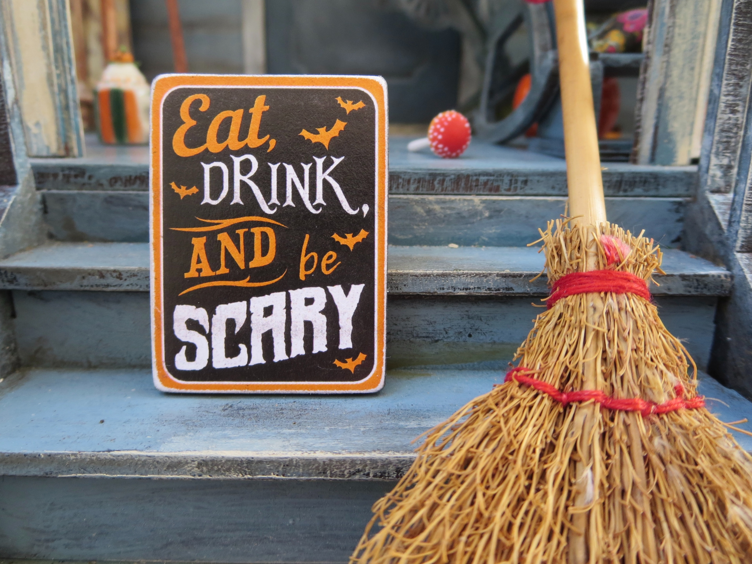 shop bought halloween decorations for your home