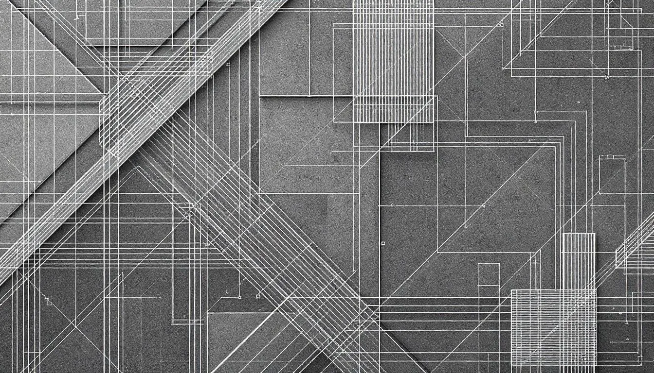 Decorative concrete installation with unique patterns