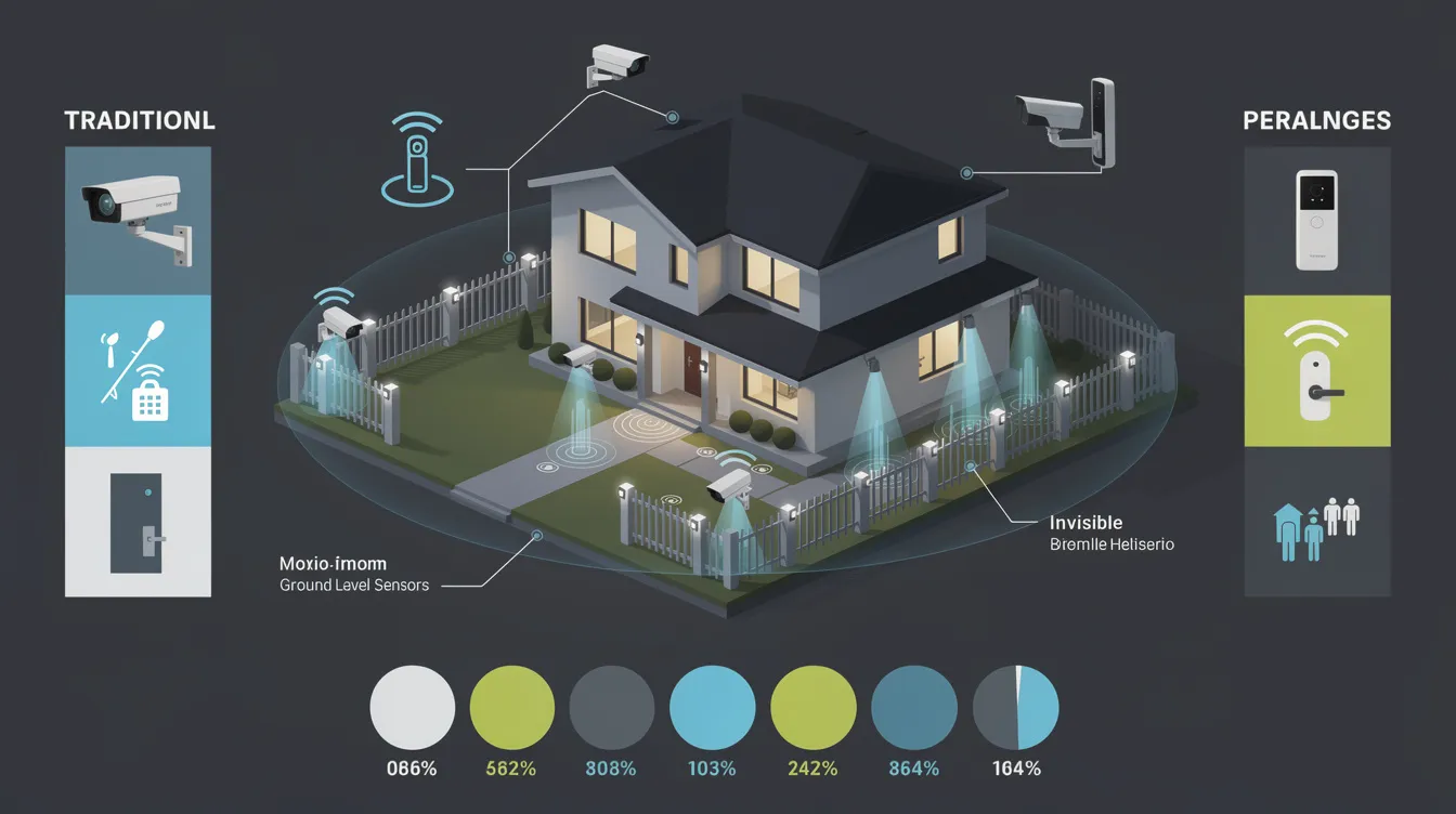 Advanced technologies in home perimeter security showcasing innovative solutions.