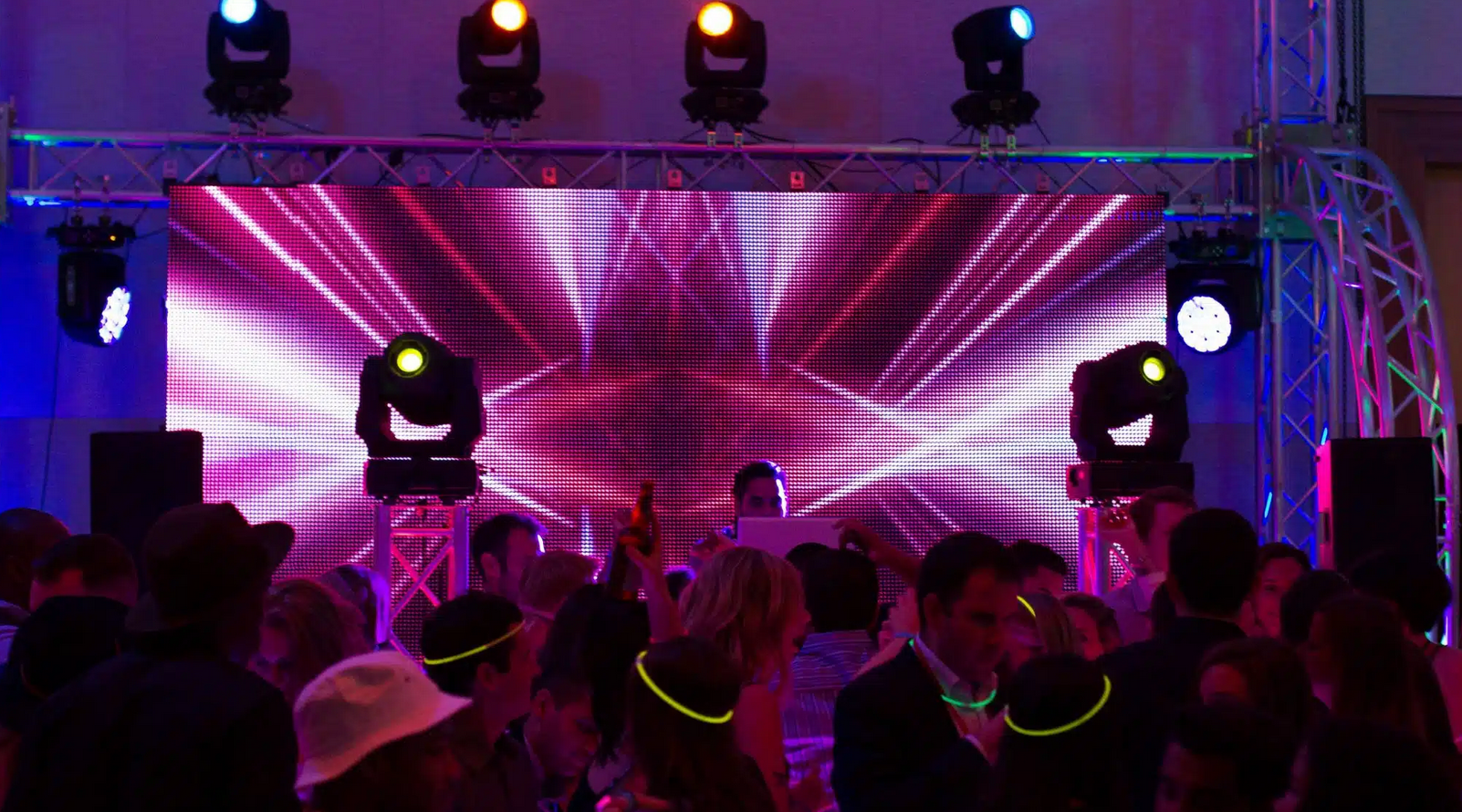 Big Screen with Lights