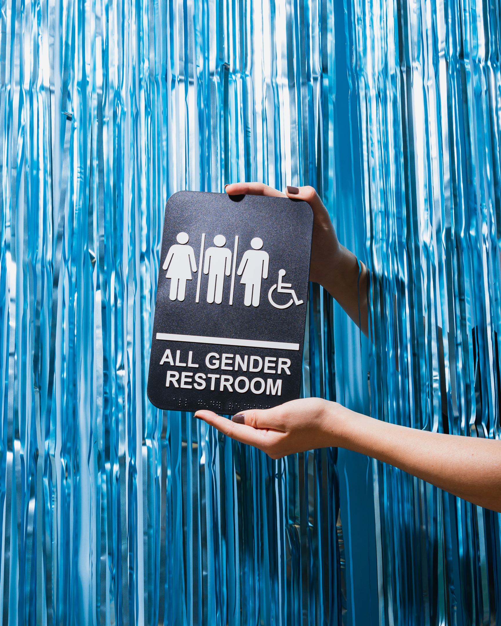 Gender Neutral Bathroom signage