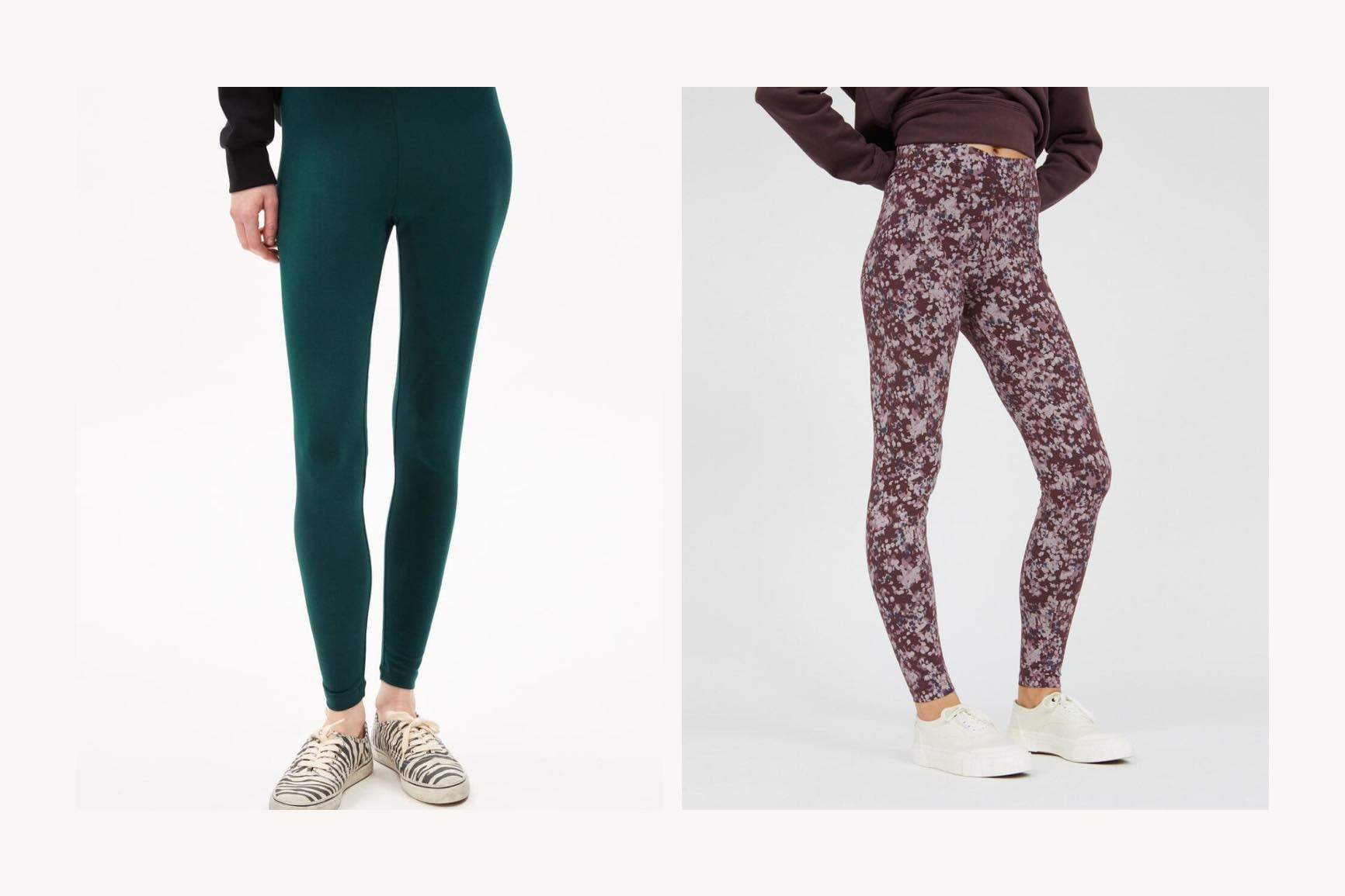 Damen-Leggings-aus-Bio-Baumwolle-in-schöner-Farbe