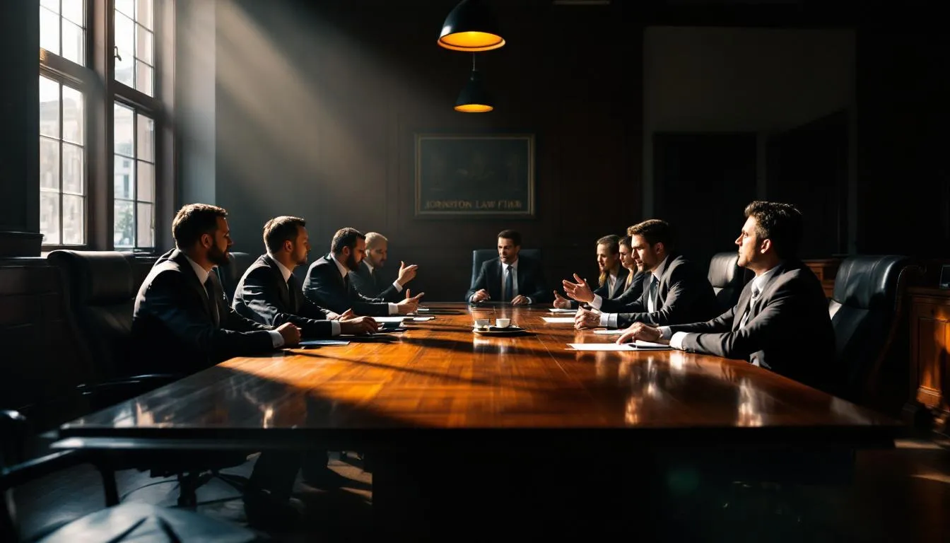A professional office environment representing Johnston Law Firm, where clients can discuss their grand junction car accident cases.