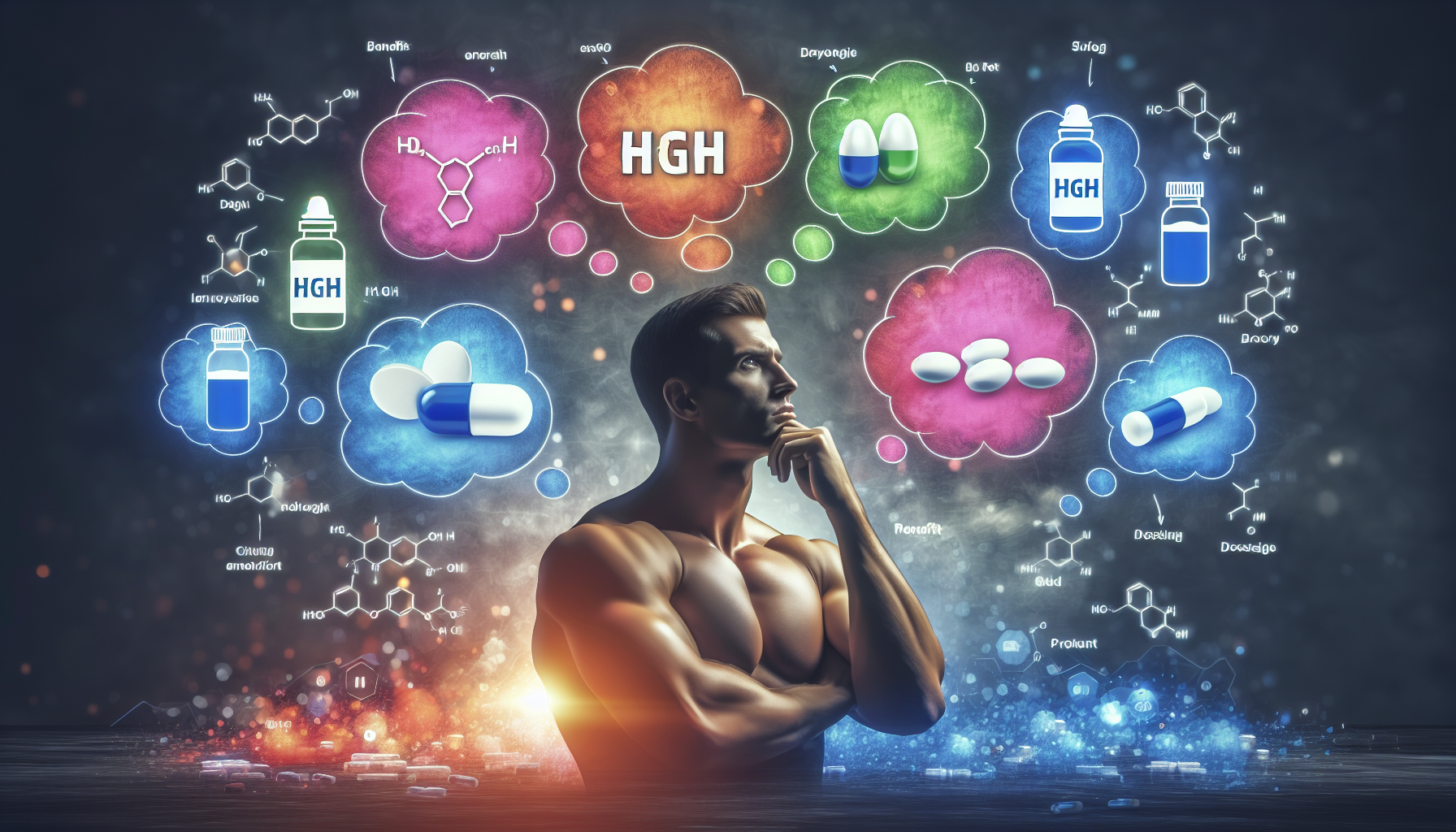 A guide illustration on choosing the best HGH product, emphasizing the importance of informed decision-making.