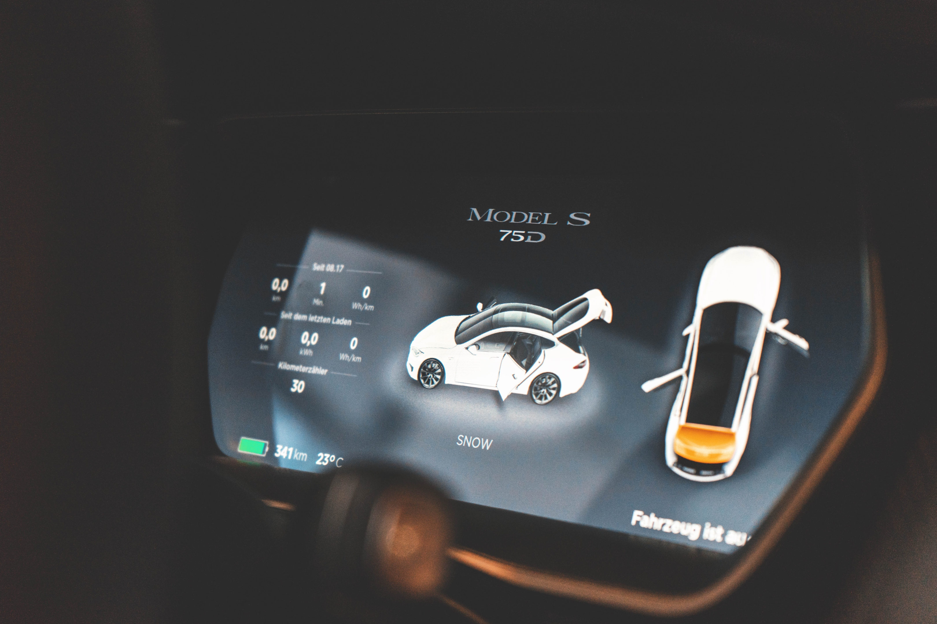 Tesla UI design