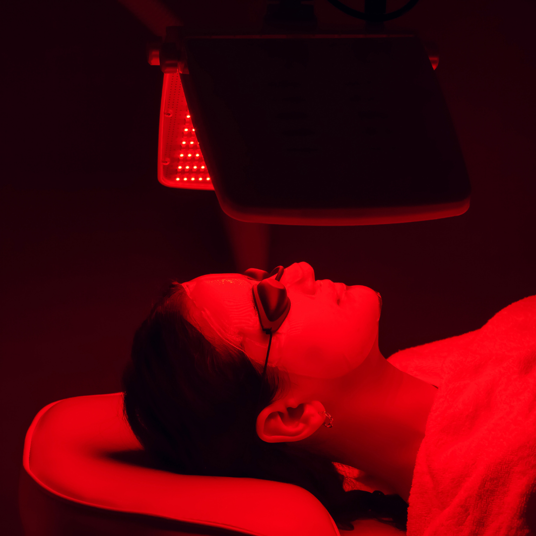 Collagen Production Is Stimulated by Red Light Therapy.