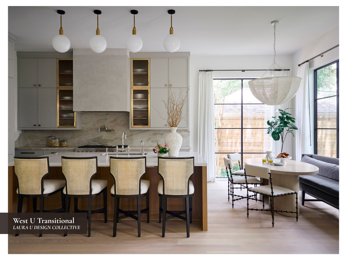 kitchen designed by Laura U Design Collective