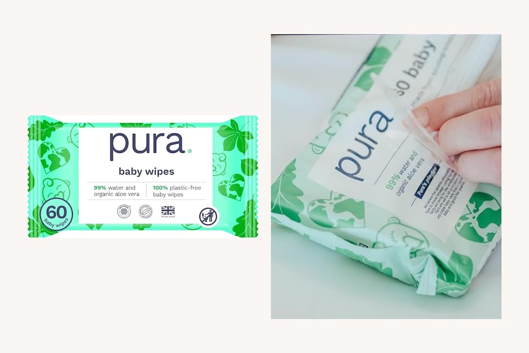 Plastic-Free, Plant-Based Baby Wipes Pura