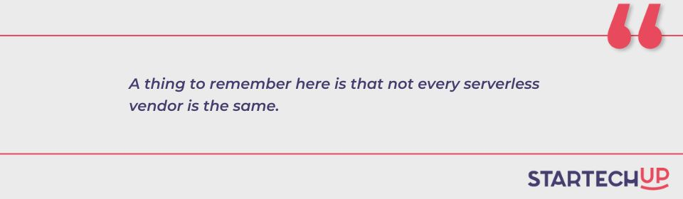 serverless vendor quote