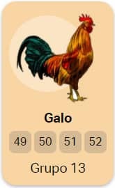 galo no jogo do bicho