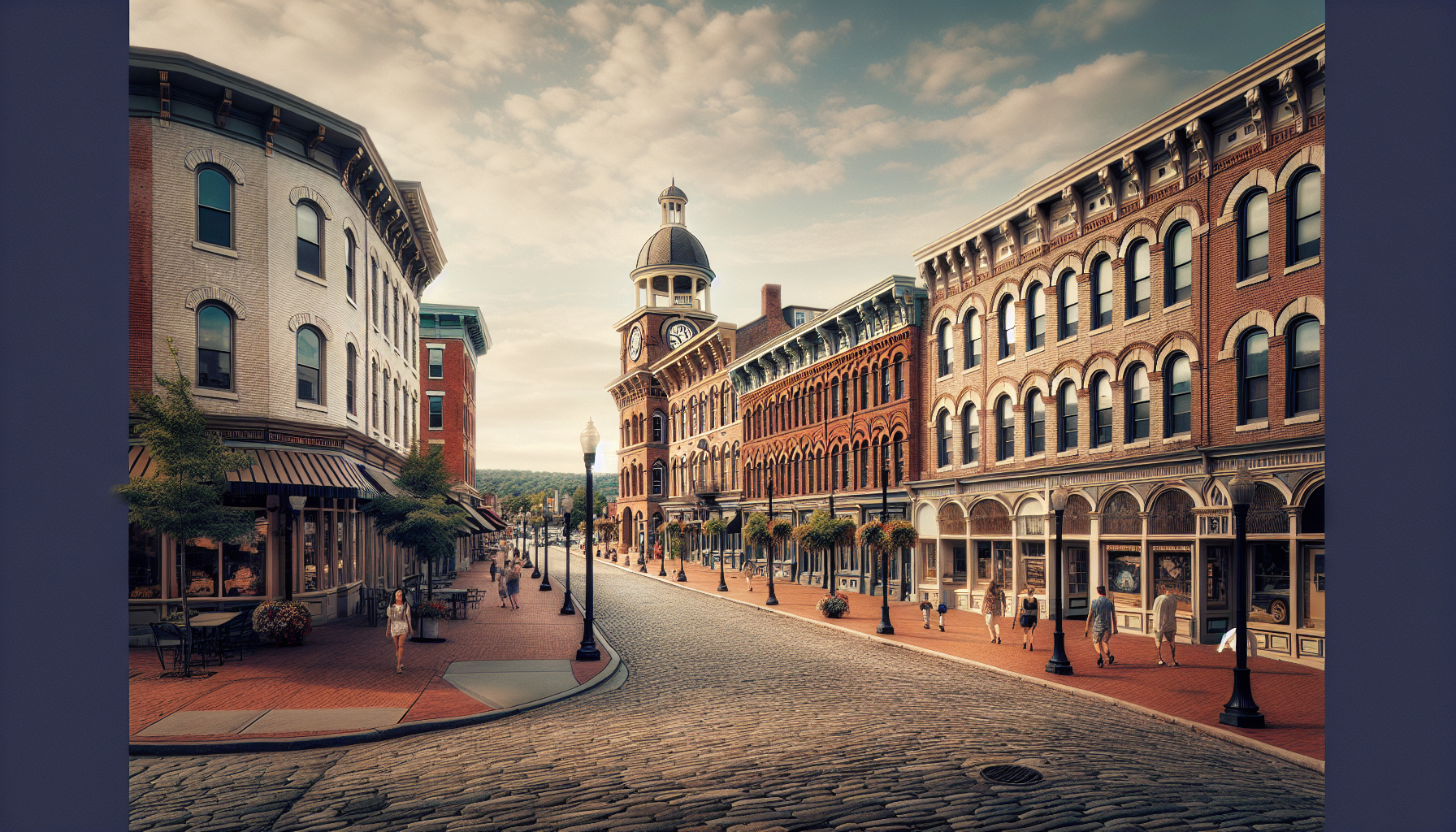 Historic architecture in Kingston, NY