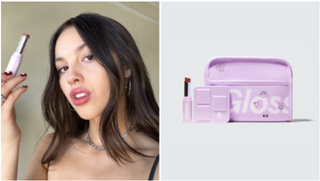 Olivia Rodrigo successful brand partnership with Glossier