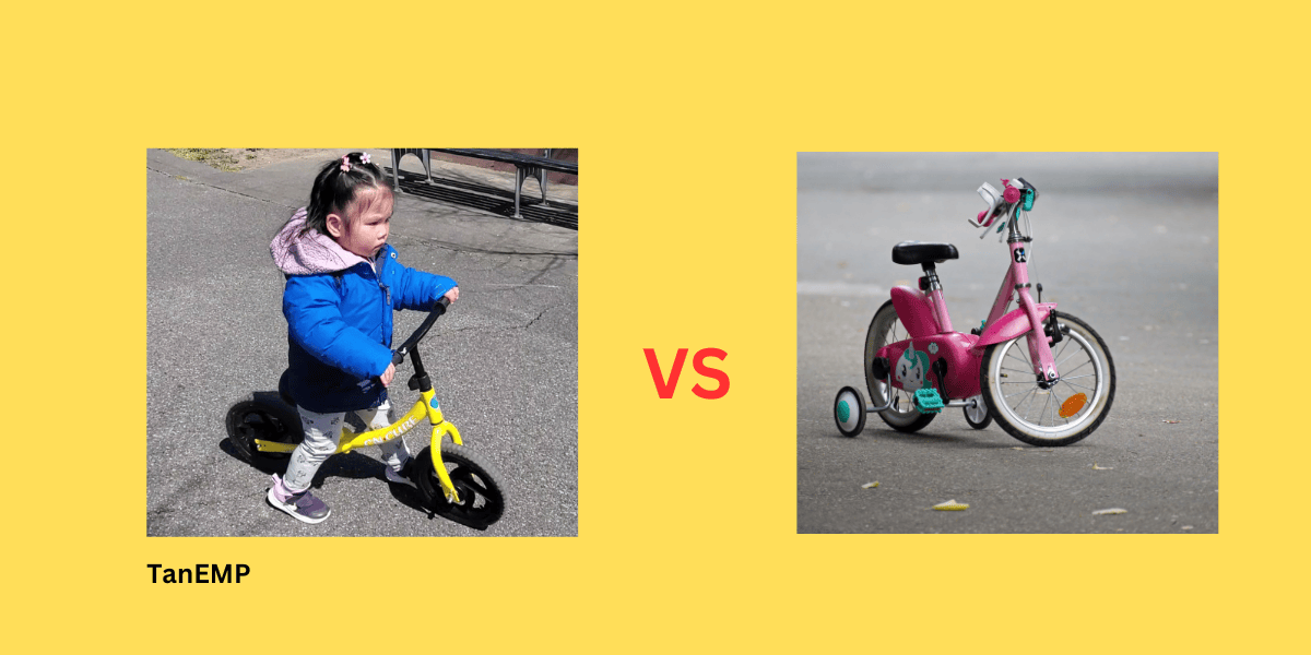 Balance bike vs Training wheels