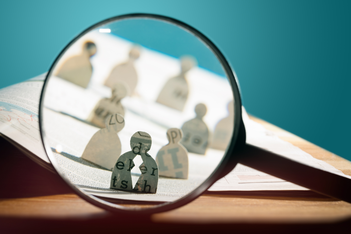 Candidate selection and resume screening concept for remote hiring.