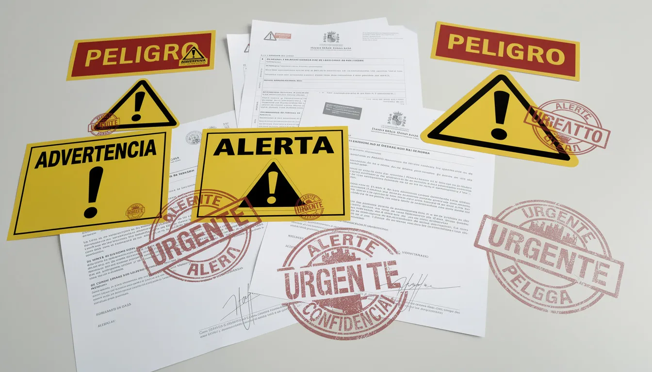 La imagen muestra señales de advertencia que indican la necesidad de cumplir con las obligaciones fiscales, junto a documentos con sellos de alerta relacionados con el impuesto de franquicia y la presentación de informes anuales en Estados Unidos. Estos elementos destacan la importancia de mantener la reputación y el cumplimiento legal de una empresa, como una LLC o corporación, ante el secretario de estado.