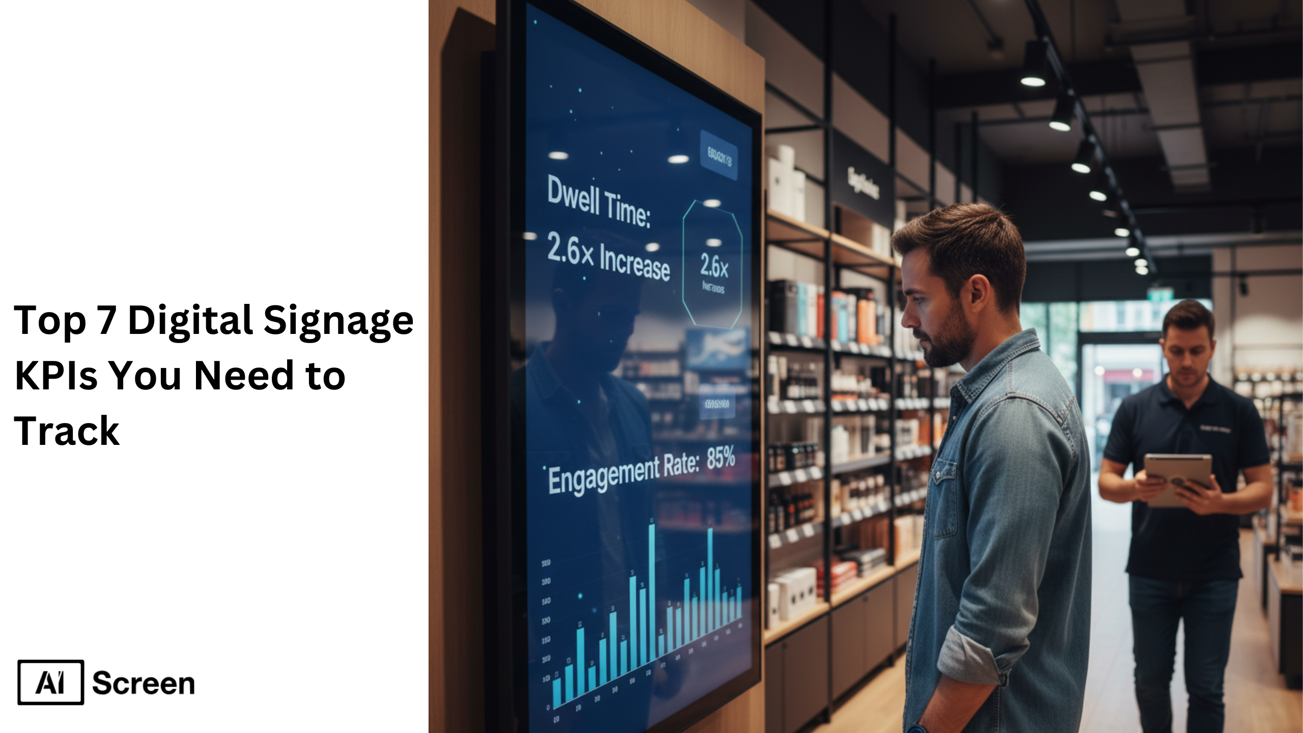 Top 7 Digital Signage KPIs You Need to Track 1 top digital signage KPIs to track and measure success
