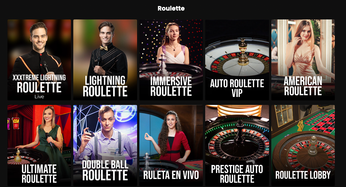 Top roulette games.