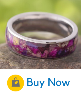 Dahlia Flower Remembrance Ring 