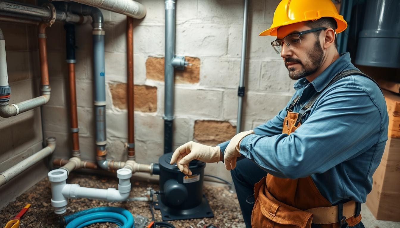 sump pump repair professional