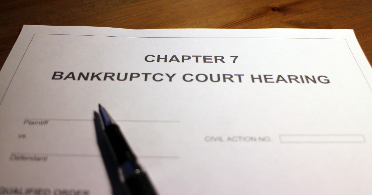 Timeline and details of bankruptcy chapter 7 process