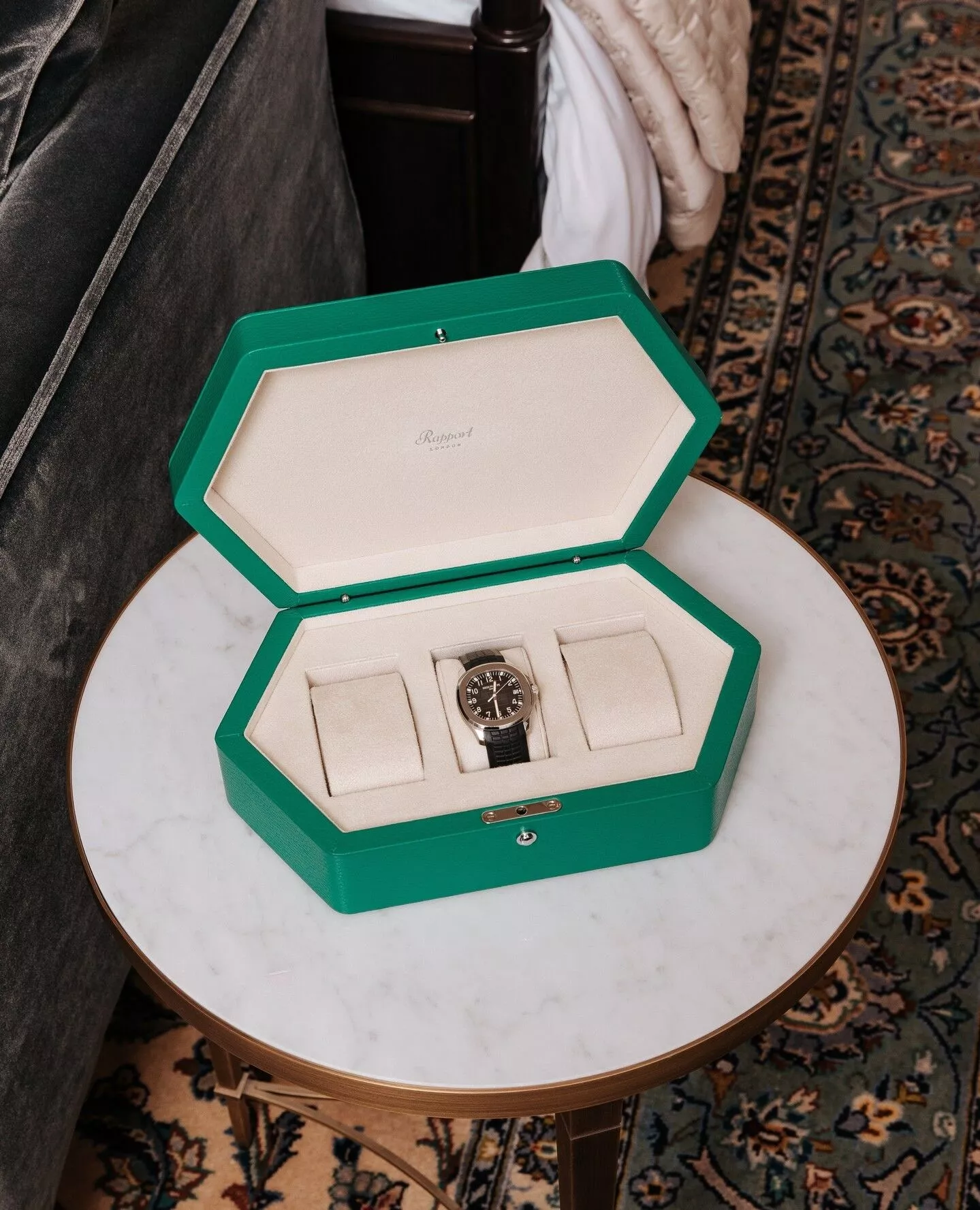 luxury leather watch box